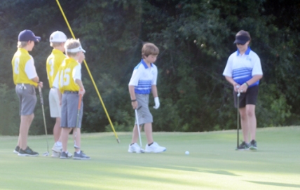 Carolina Springs golfers matched up with Greenville Country Club golfers.