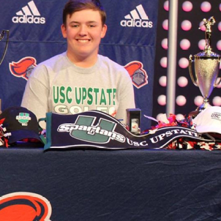 Spartanburg Christian golfer Parker Fain is on his way to USC Upstate. Fain was the runner-up in the Spartanburg Co High School championship and also has a win and four top-10 finishes on the GSA Upstate Tour.